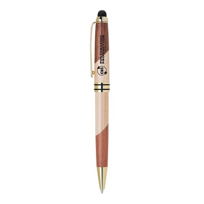WoodVista Two Tone Stylus Pen