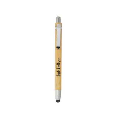 Eco-friendly Bamboo Pen w/Stylus