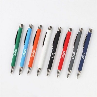 Soft Touch Finish Metal Ballpoint Pen